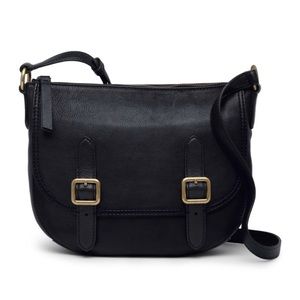 Frye Women's Black Leather Lily Crossbody Bag